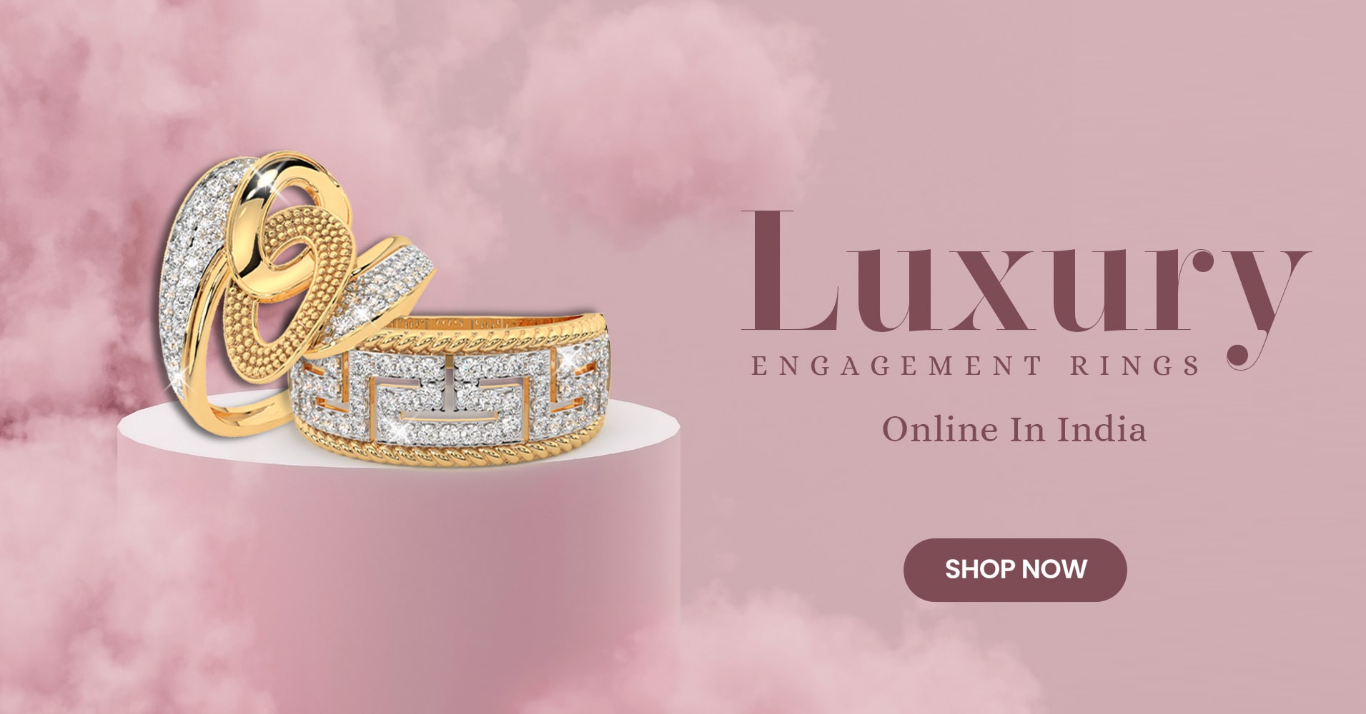 Buy Platinum Rings Online | Platinum Engagement Rings in India |