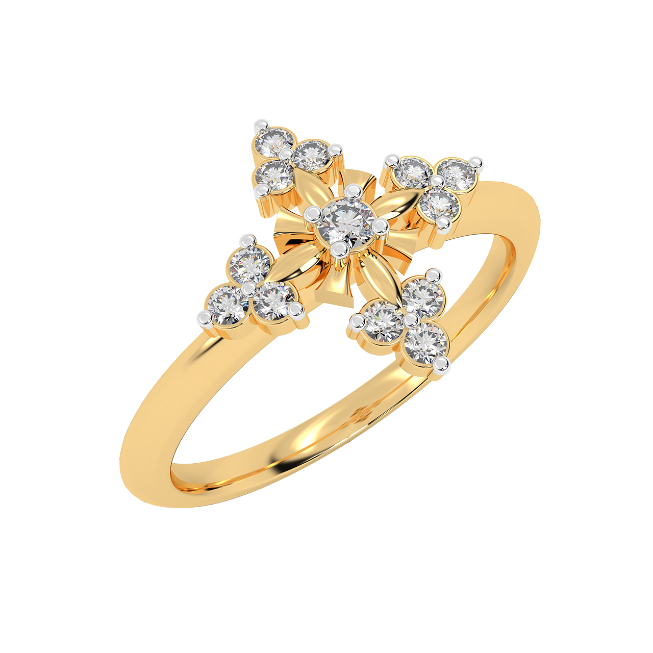 Buy Candere by Kalyan Jewellers 18k Diamond Ring Online At Best Price @  Tata CLiQ