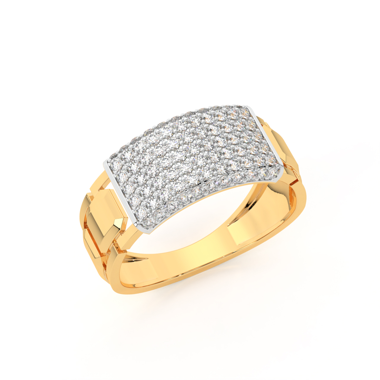 Buy Eclectic Diamond Ring For Men Online | ORRA