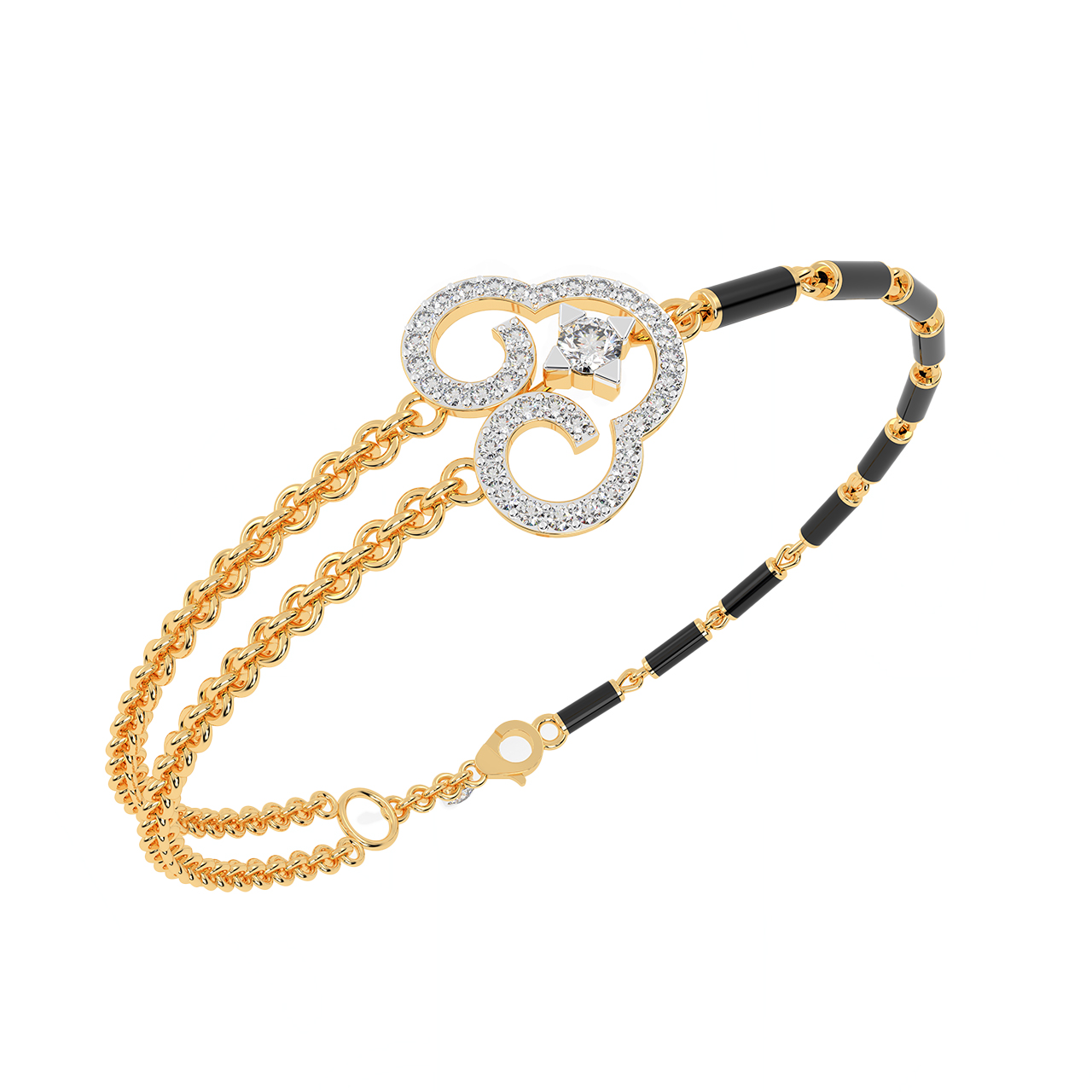 Mangalsutra Bracelet (CBG00054) | Satva Gold