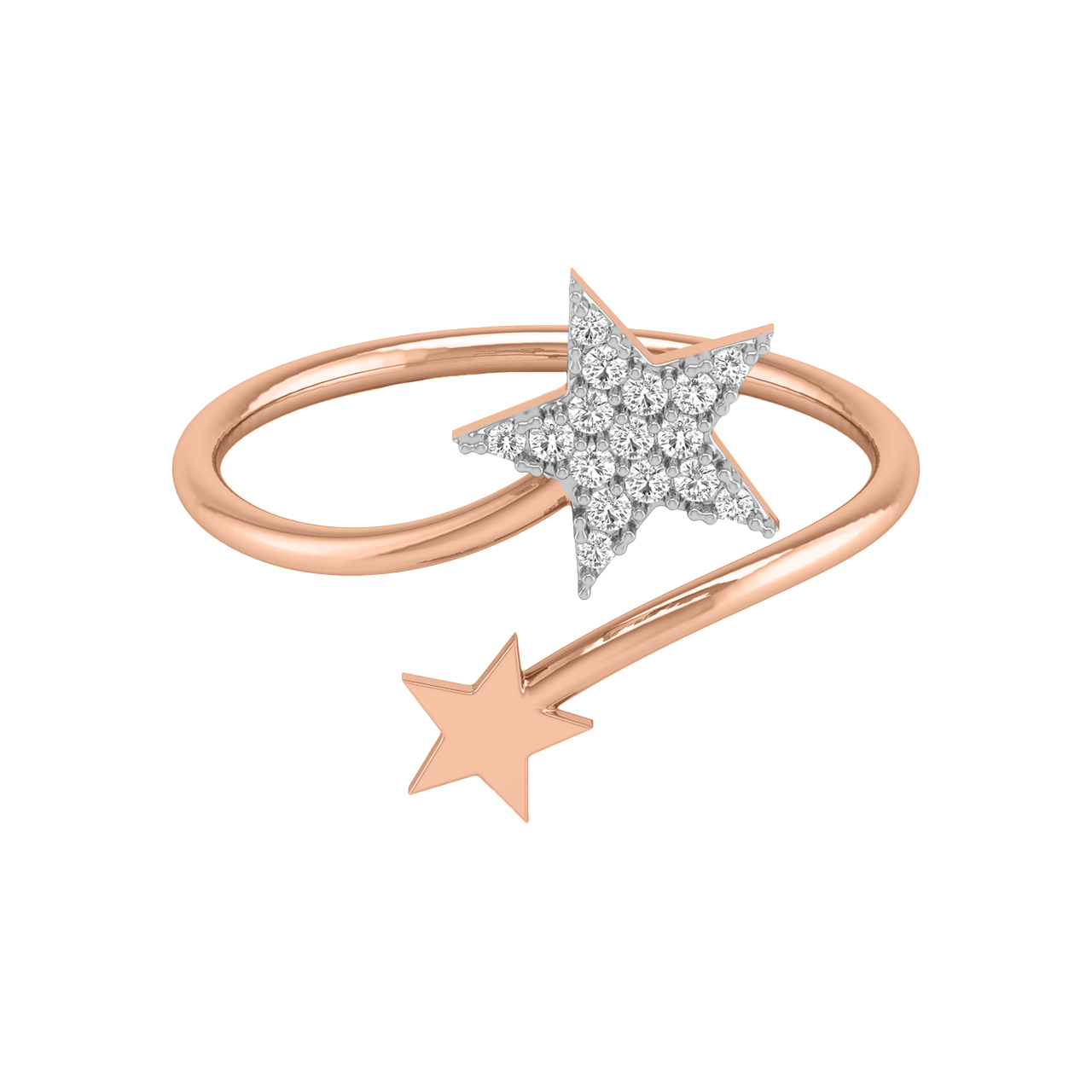 Amazon.com: Elegant jewel box Women Diamond Starburst ring in solid Gold  9k, 14k, & 18k, Diamond Star ring, Black Diamond North star, Gold Celestial  North Star, Celestial Star ring : Handmade Products