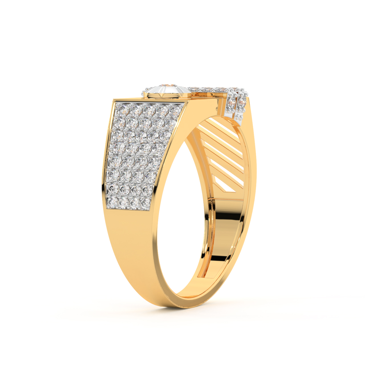 Buy Beautiful Impon Casting Plain Gold Ring Design Buy Online