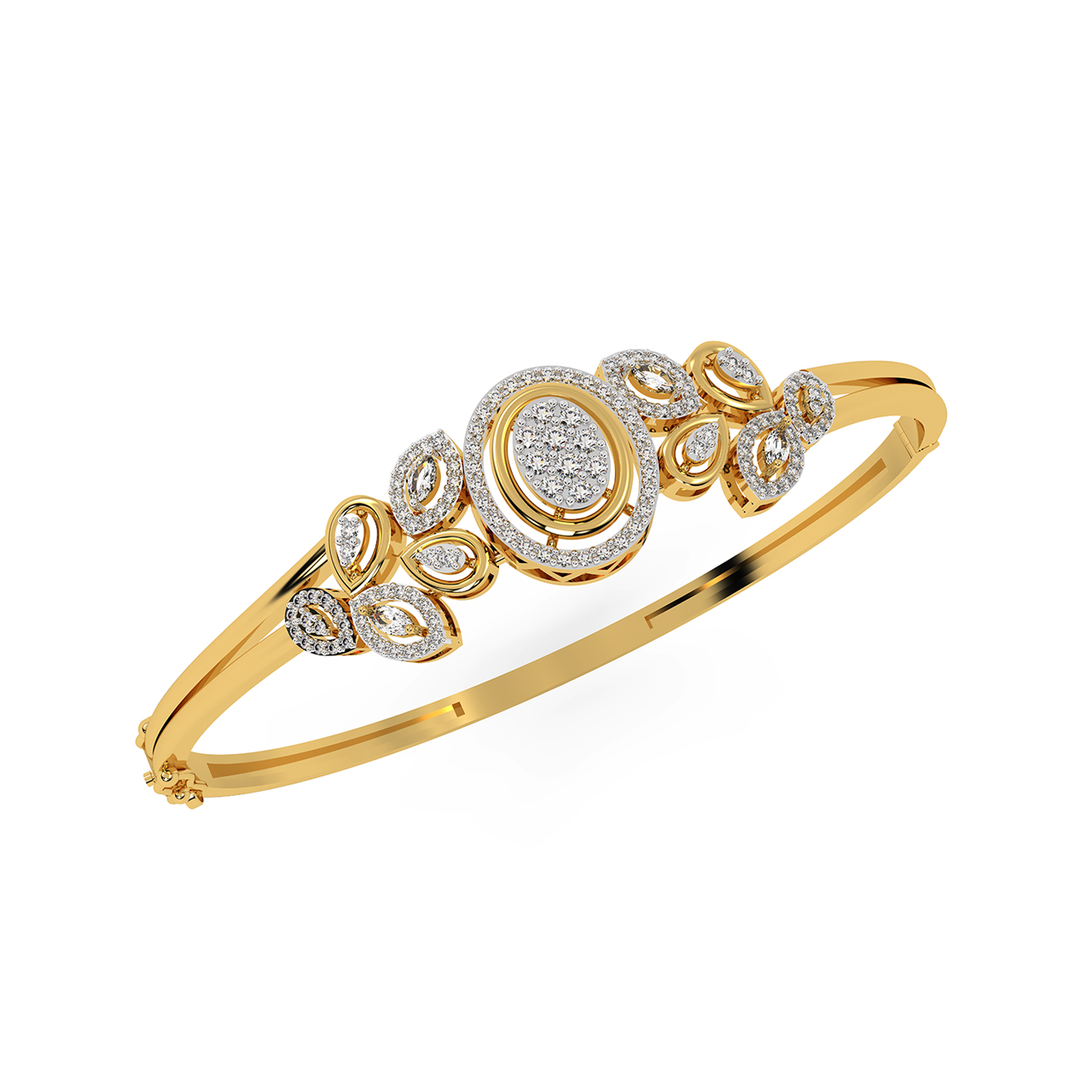 Piranesi - Mosaique Bangle Bracelet in Amethyst - 18K Rose Gold –  Robinson's Jewelers
