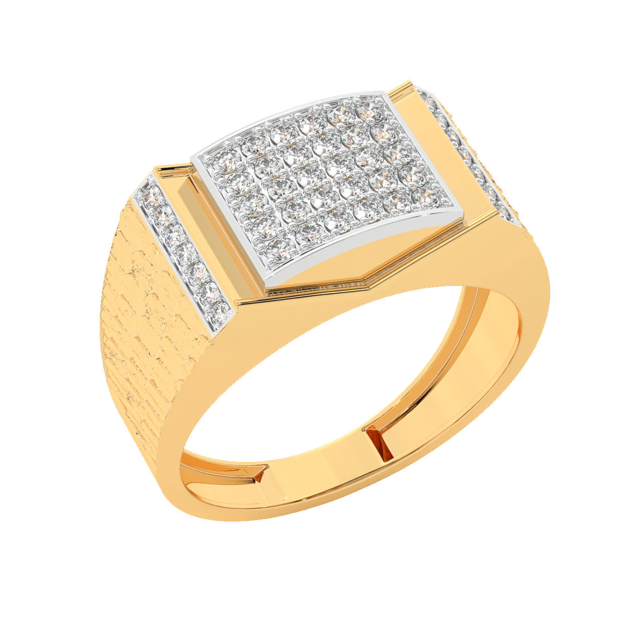 Buy Liam Diamond Ring For Men Online | CaratLane