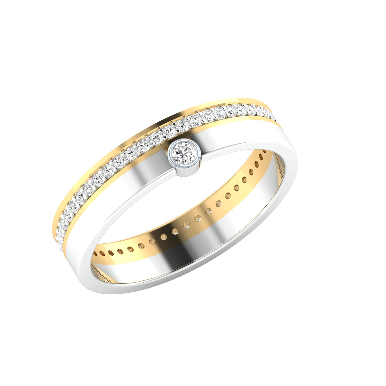 Authentic Meteorite & Diamond Wedding Ring | Jewelry by Johan - Jewelry by  Johan