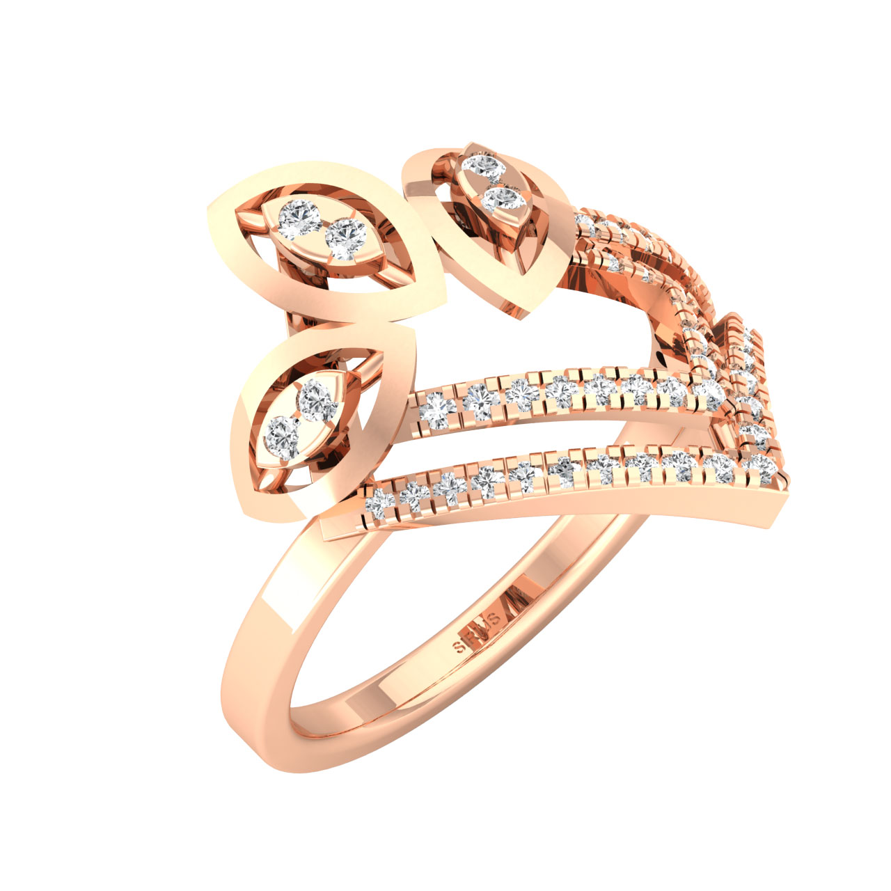 Solid Gold Solitaire Engagement Ring - 1.0 Carat VVS Moissanite Diamon –  peardedesign.com