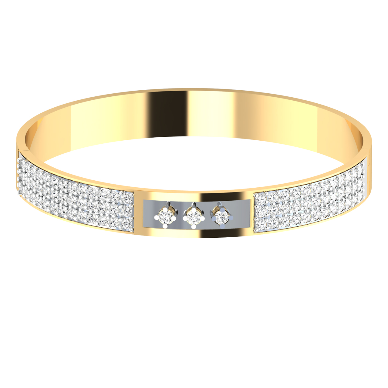 Mens Diamond Pave Set Bracelet – Crown Jewelers